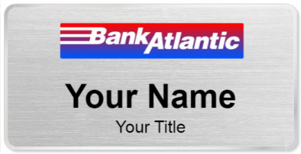 Custom name badges for Bank Atlantic