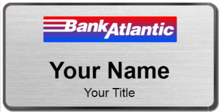Custom name badges for Bank Atlantic