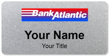 Custom name badges for Bank Atlantic