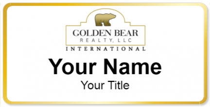 Custom name badges for Golden Bear Realty
