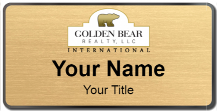 Custom name badges for Golden Bear Realty
