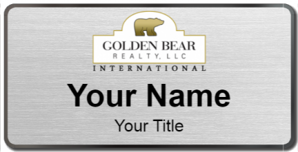 Custom name badges for Golden Bear Realty