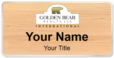 Custom name badges for Golden Bear Realty