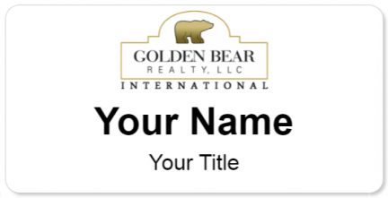 Custom name badges for Golden Bear Realty