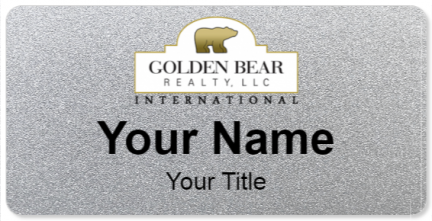 Custom name badges for Golden Bear Realty