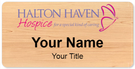 Custom name badges for Halton Haven Hospice