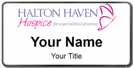 Custom name badges for Halton Haven Hospice