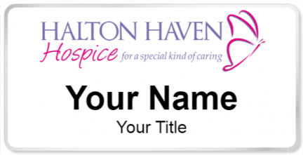 Custom name badges for Halton Haven Hospice