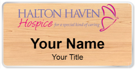 Custom name badges for Halton Haven Hospice