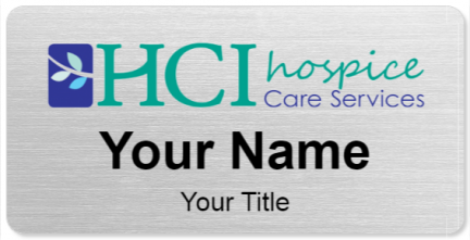 Custom name badges for HCI Hospice Care Services
