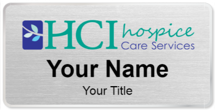 Custom name badges for HCI Hospice Care Services