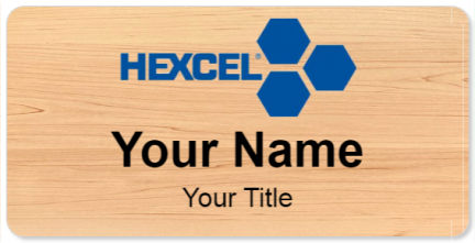 Custom name badges for HEXCEL