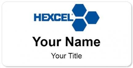 Custom name badges for HEXCEL