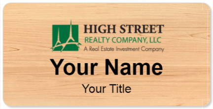 High Street Realty Company Template Image