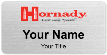Custom name badges for Hornady Manufacturing Company