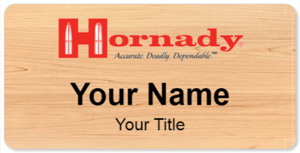 Custom name badges for Hornady Manufacturing Company
