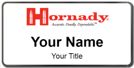 Custom name badges for Hornady Manufacturing Company