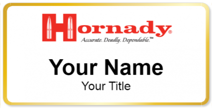 Custom name badges for Hornady Manufacturing Company