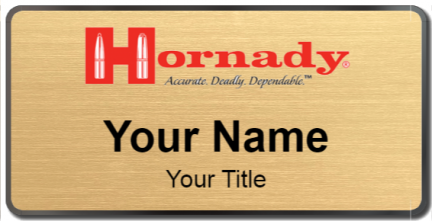 Custom name badges for Hornady Manufacturing Company