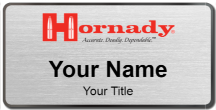 Custom name badges for Hornady Manufacturing Company