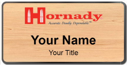 Custom name badges for Hornady Manufacturing Company