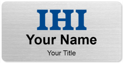 Custom name badges for IHI Aerospace