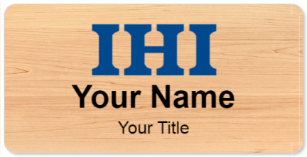 Custom name badges for IHI Aerospace