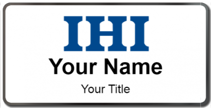 Custom name badges for IHI Aerospace