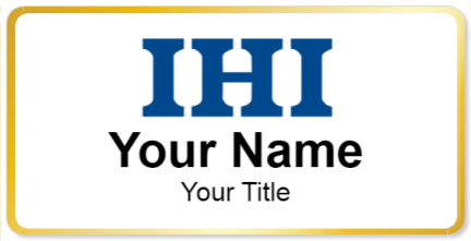 Custom name badges for IHI Aerospace