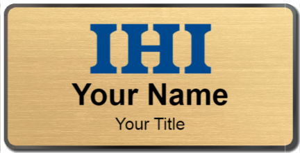 Custom name badges for IHI Aerospace