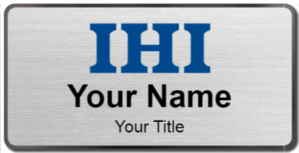 Custom name badges for IHI Aerospace