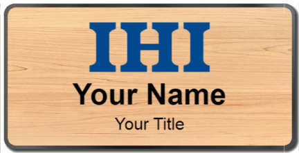 Custom name badges for IHI Aerospace