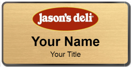 Custom name badges for Jasons Deli