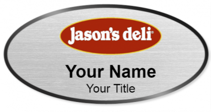 Custom name badges for Jasons Deli