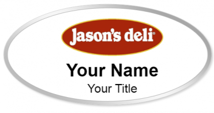 Custom name badges for Jasons Deli