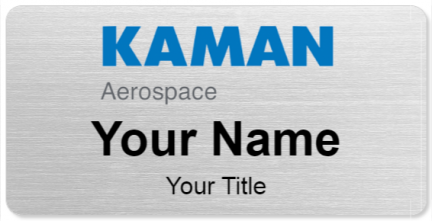 Custom name badges for Kaman Aerospace