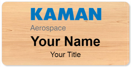 Custom name badges for Kaman Aerospace