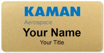 Custom name badges for Kaman Aerospace