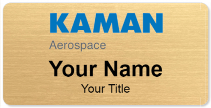 Custom name badges for Kaman Aerospace
