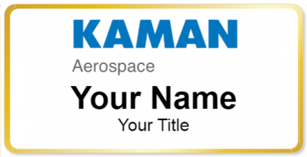 Custom name badges for Kaman Aerospace