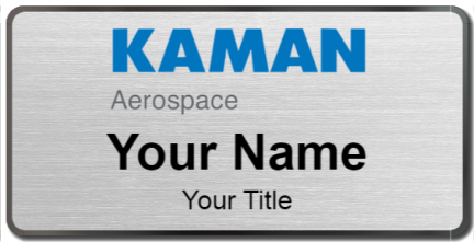 Custom name badges for Kaman Aerospace
