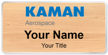 Custom name badges for Kaman Aerospace