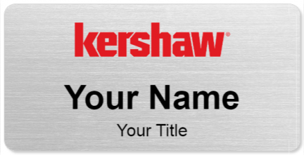 Custom name badges for Kershaw Knives