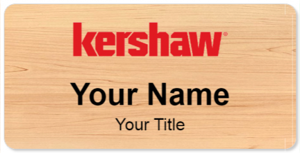 Custom name badges for Kershaw Knives