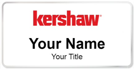 Custom name badges for Kershaw Knives