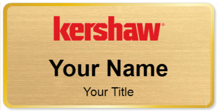 Custom name badges for Kershaw Knives