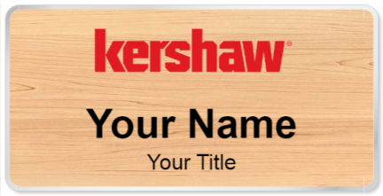 Custom name badges for Kershaw Knives