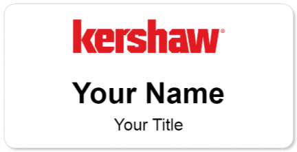 Custom name badges for Kershaw Knives