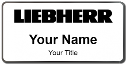 Custom name badges for Liebherr