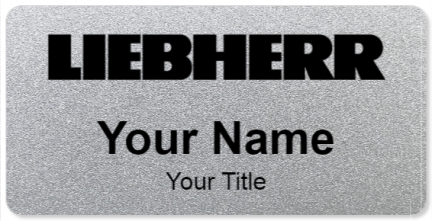 Custom name badges for Liebherr